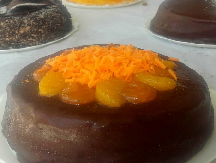 Tarta de Chocolate con Naranja