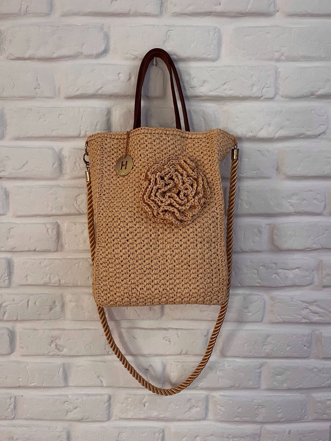 Bolsa recto con Flor
