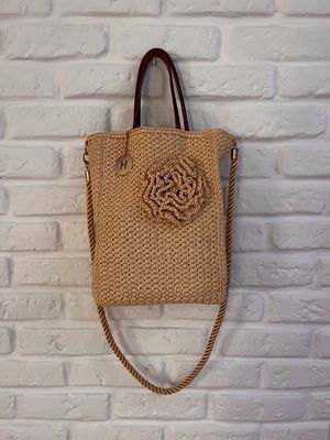 Bolsa recto con Flor
