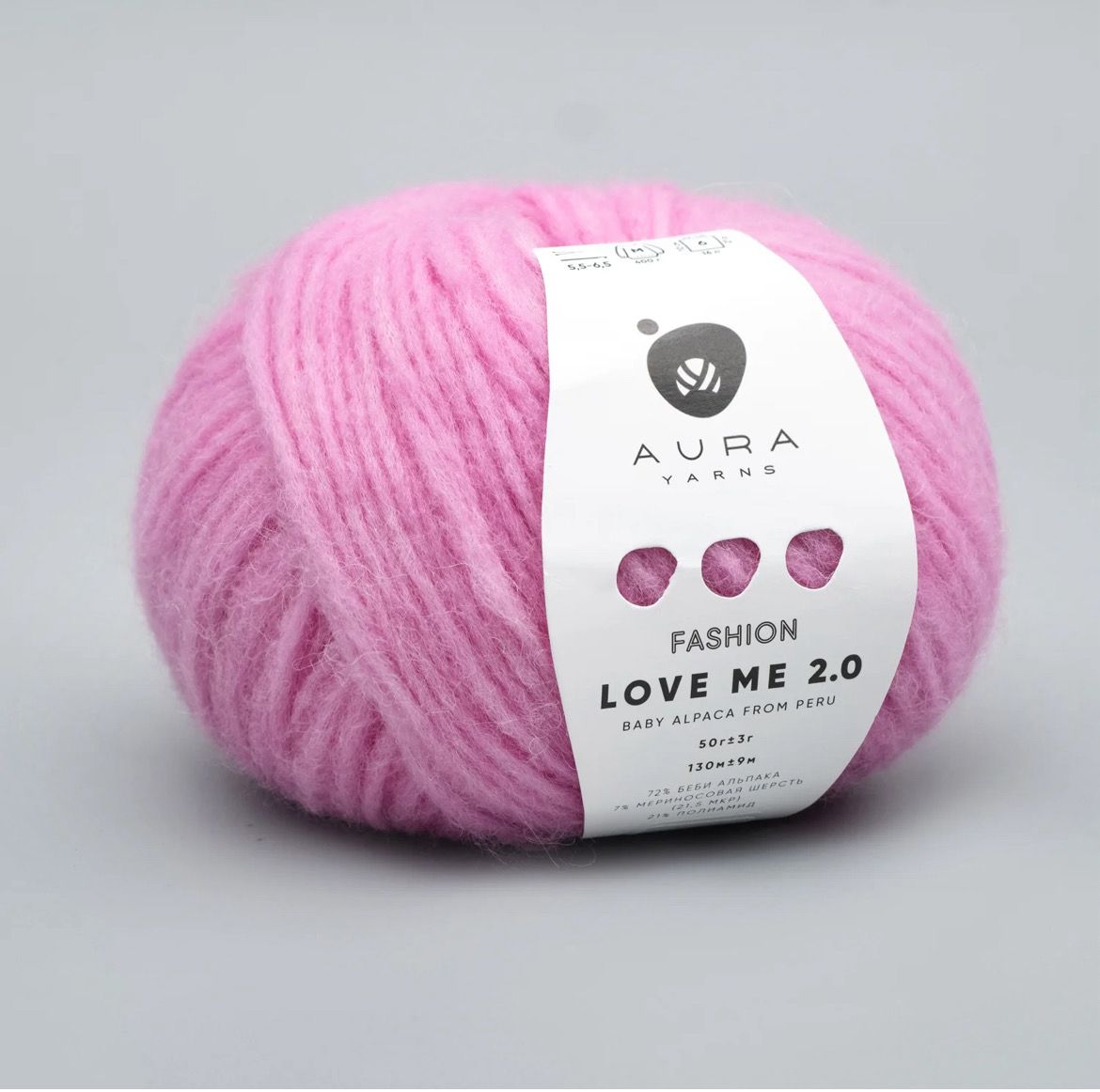 AuraYarns Love me Bubblegum