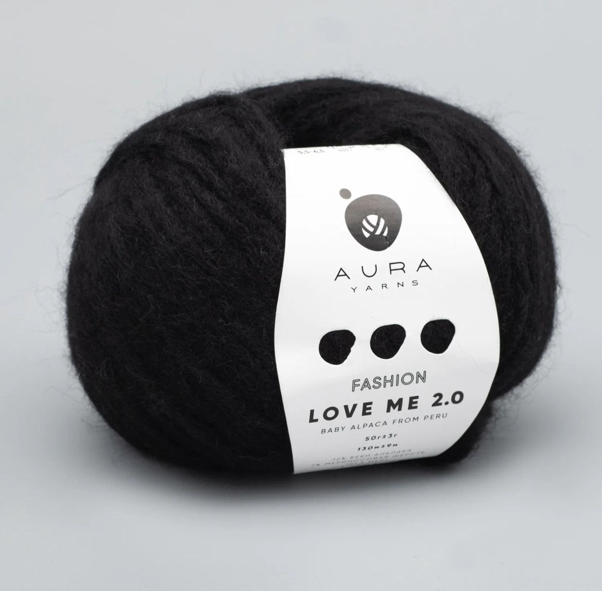 AuraYarns Love me Black