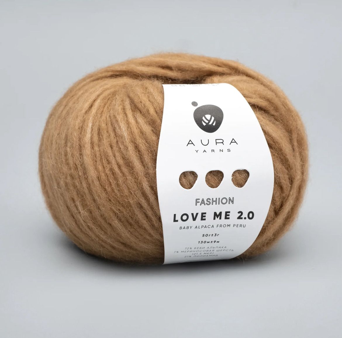 AuraYarns Love me Almound