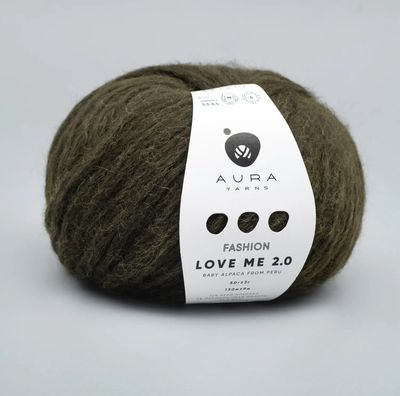 AuraYarns Love me Dark Olive