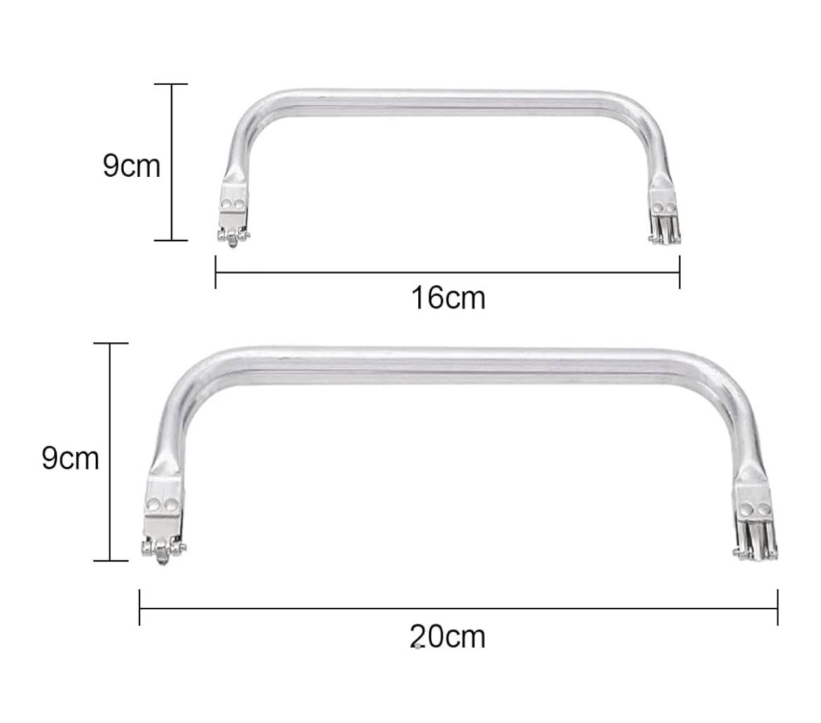 Marco de metal de clutch 16 cm