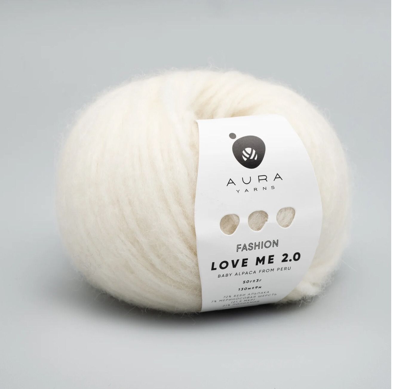 AuraYarns Love me Cream