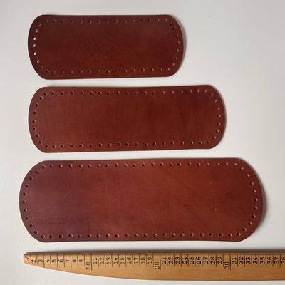 Base de piel natural 30cm x 10 cm x 2 mm