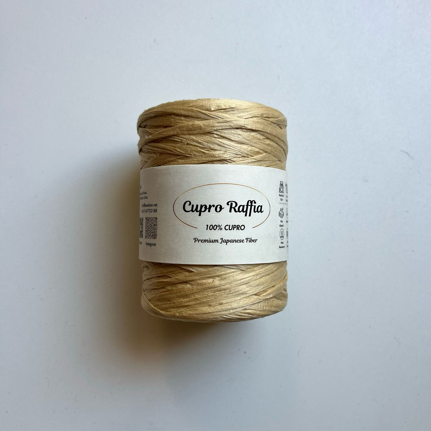 Rafia Cupra en Ovillos