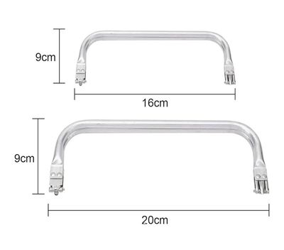 Marco de metal de clutch 16 cm