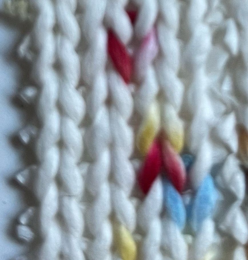 Rafia Cupro multicolor 75 gr/130m grosor 2 cm