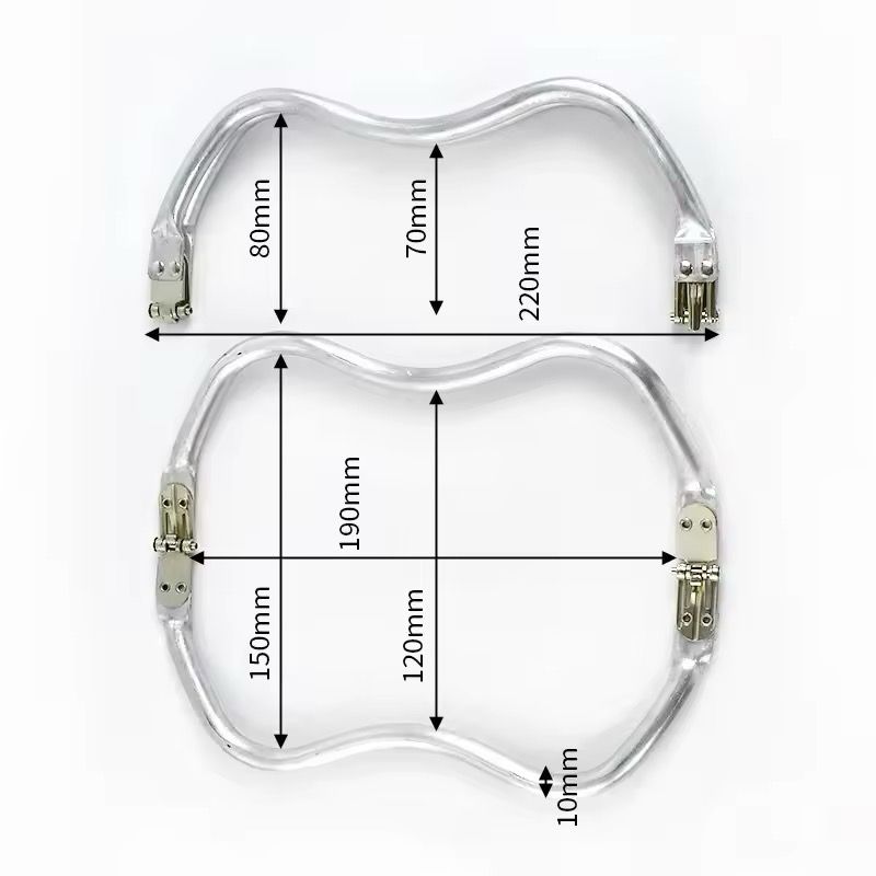 Marco de metal de clutch 22 cm