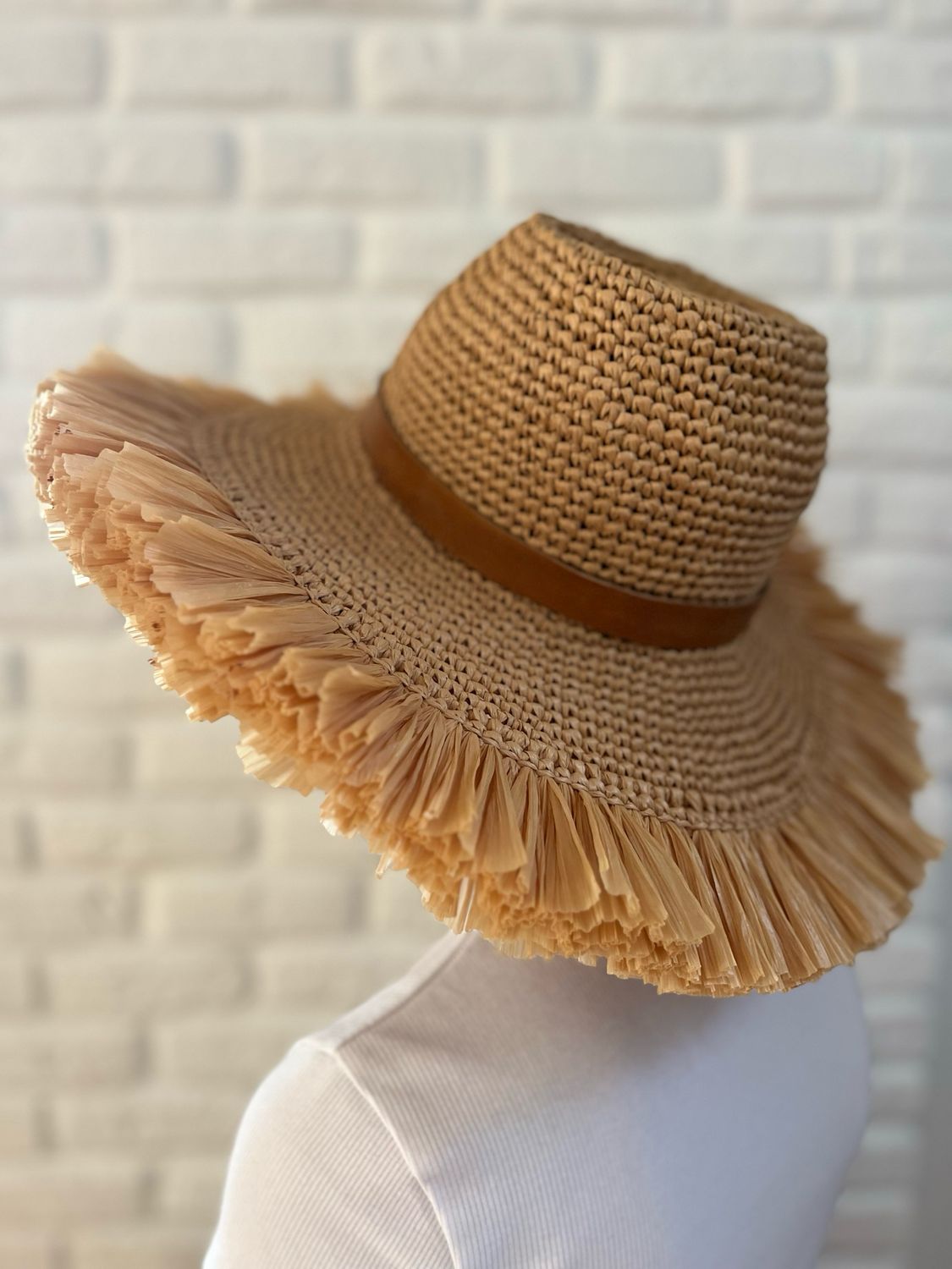 Sombrero con flecos María