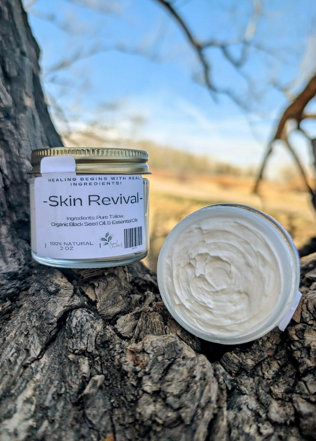 Skin Revival- Whipped Tallow & Black Seed Oil w/ Vanilla
