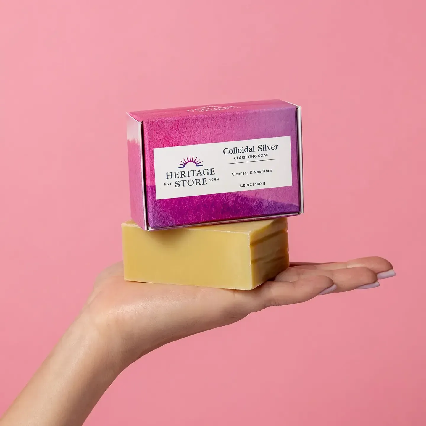 Colloidal Silver Soap Bar- Heritage Store