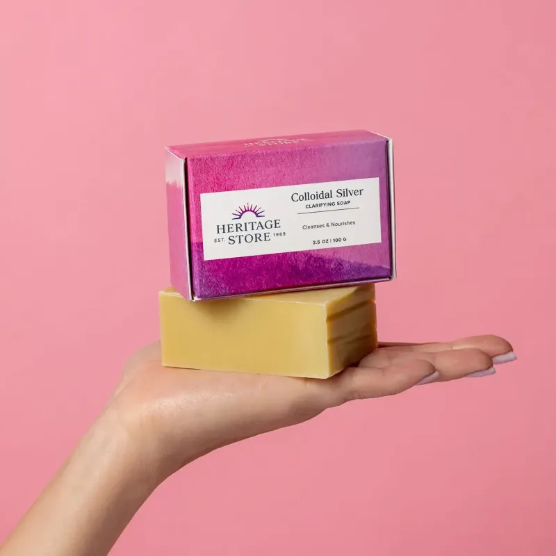 Colloidal Silver Soap Bar- Heritage Store