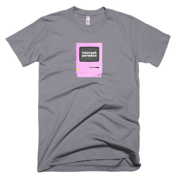 internet paradise unisex t-shirt, american apparel