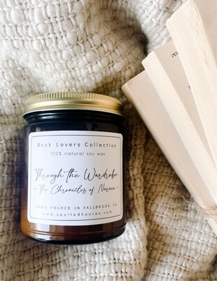Hand-Poured Soy Candle (Book Lovers Collection)