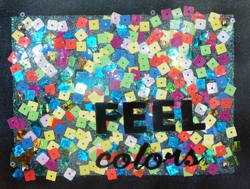 Aplique cuadros en Strass Feel Colors
