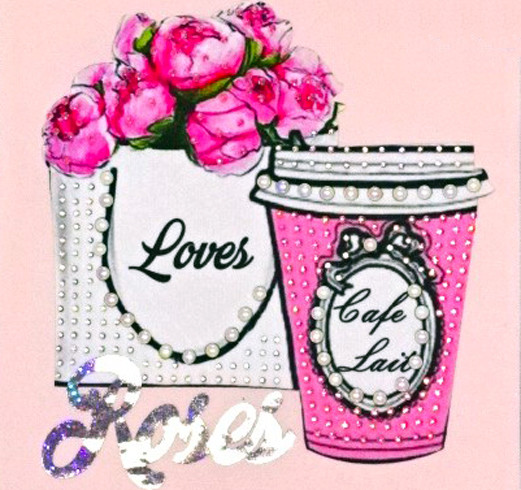 Aplique Flores y Café tipo Parche