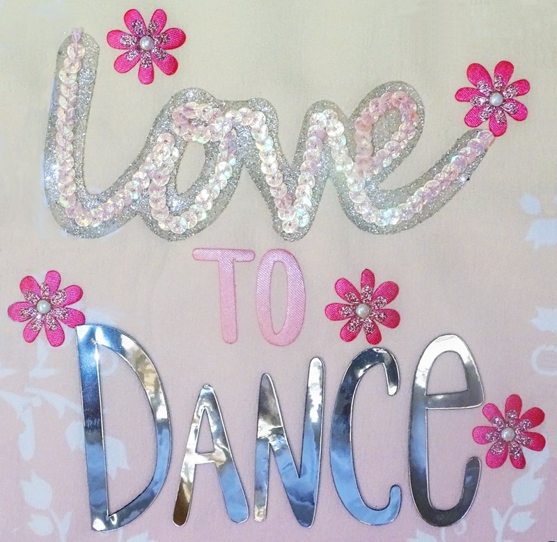 Aplique Love to Dance