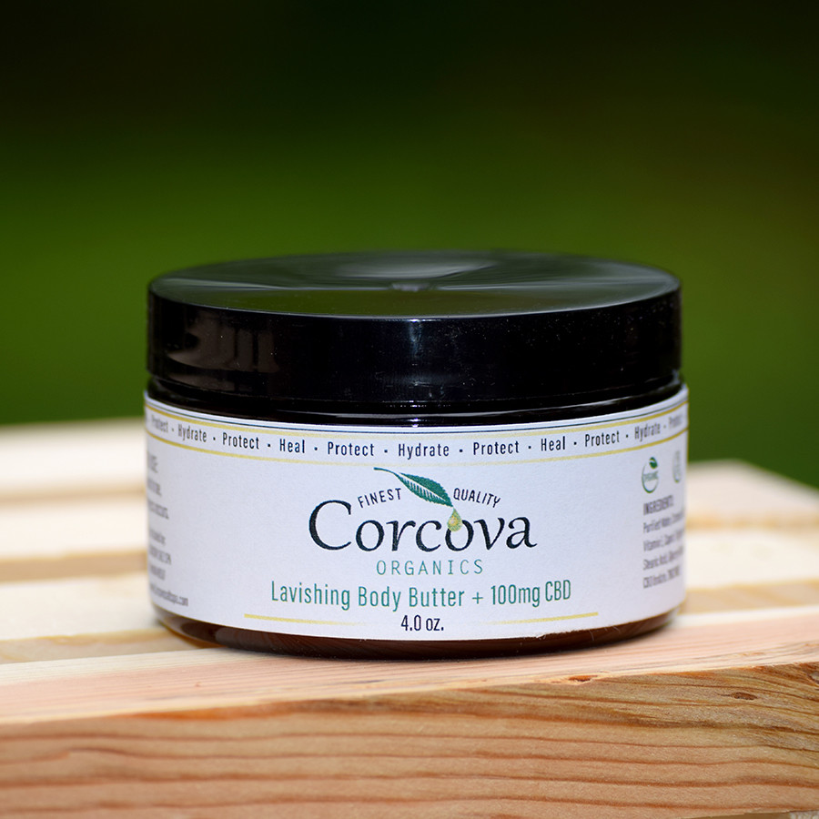 Lavishing Body Butter + 100mg CBD - 4oz