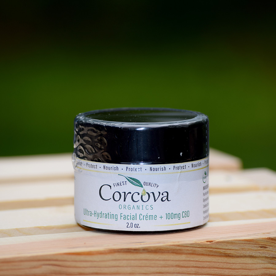 Ultra Hydrating Facial Cream + 100mg CBD - 2oz