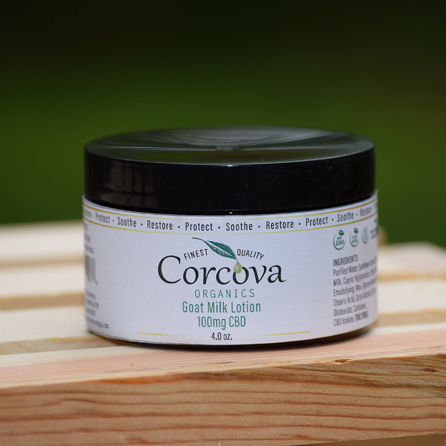 Goat Milk Lotion + 100-mg CBD - 4oz