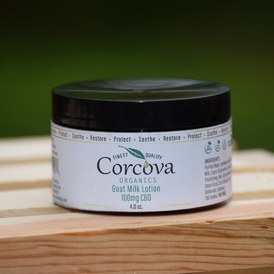Goat Milk Lotion + 100-mg CBD - 4oz
