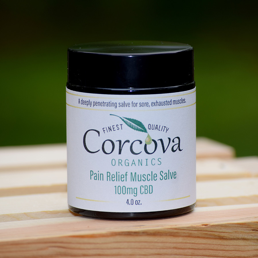 Muscle Pain Salve + 100mg CBD - 4oz