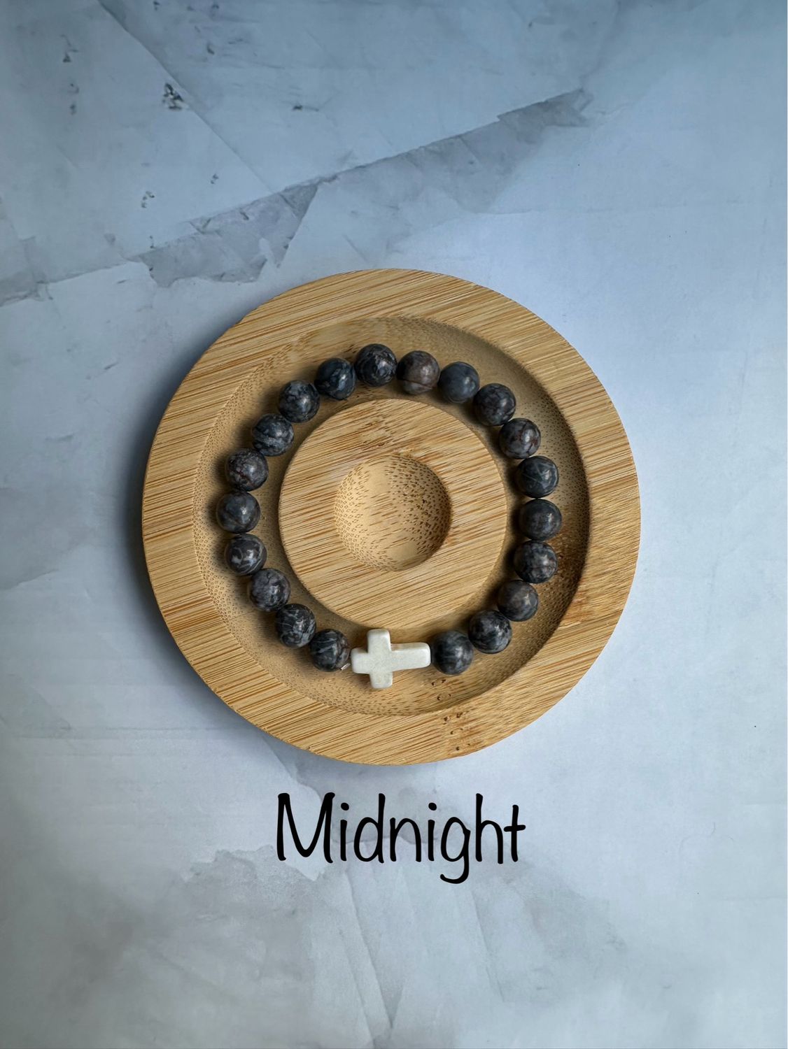 Midnight Cross bracelet