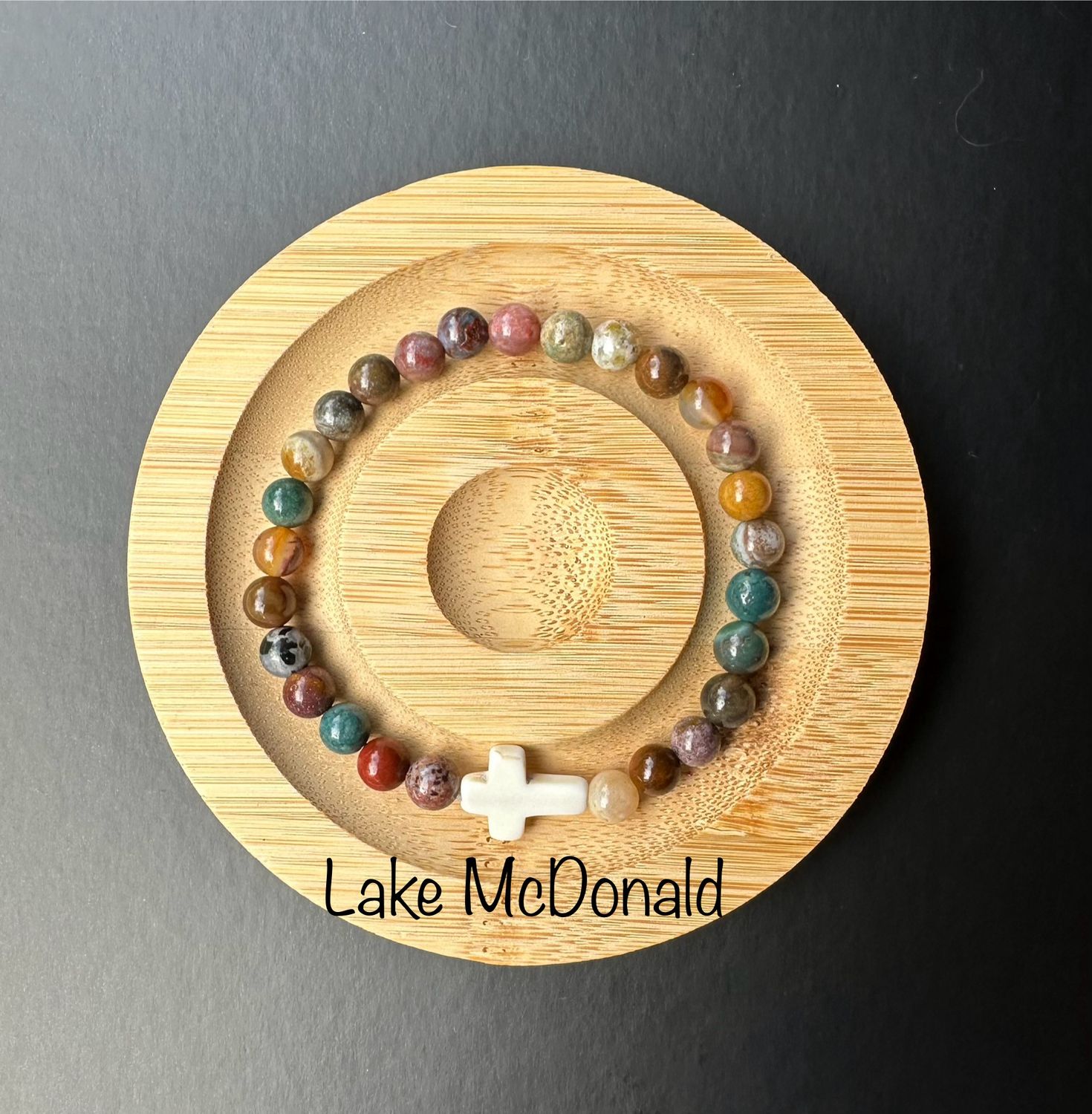 Lake McDonald Cross bracelet