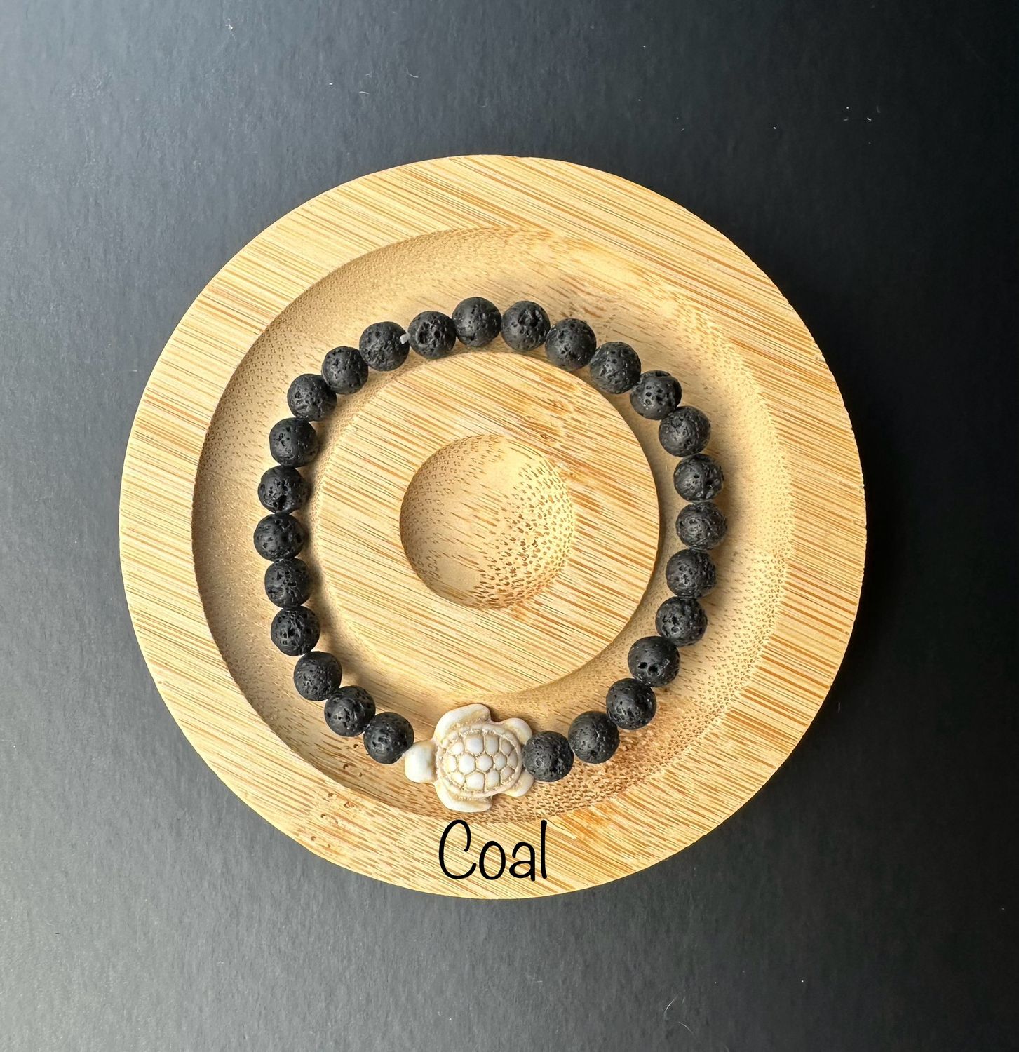Coal Cross bracelet