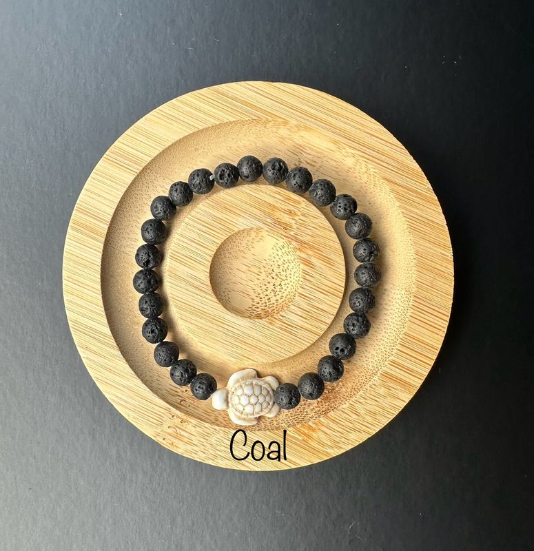 Coal Cross bracelet
