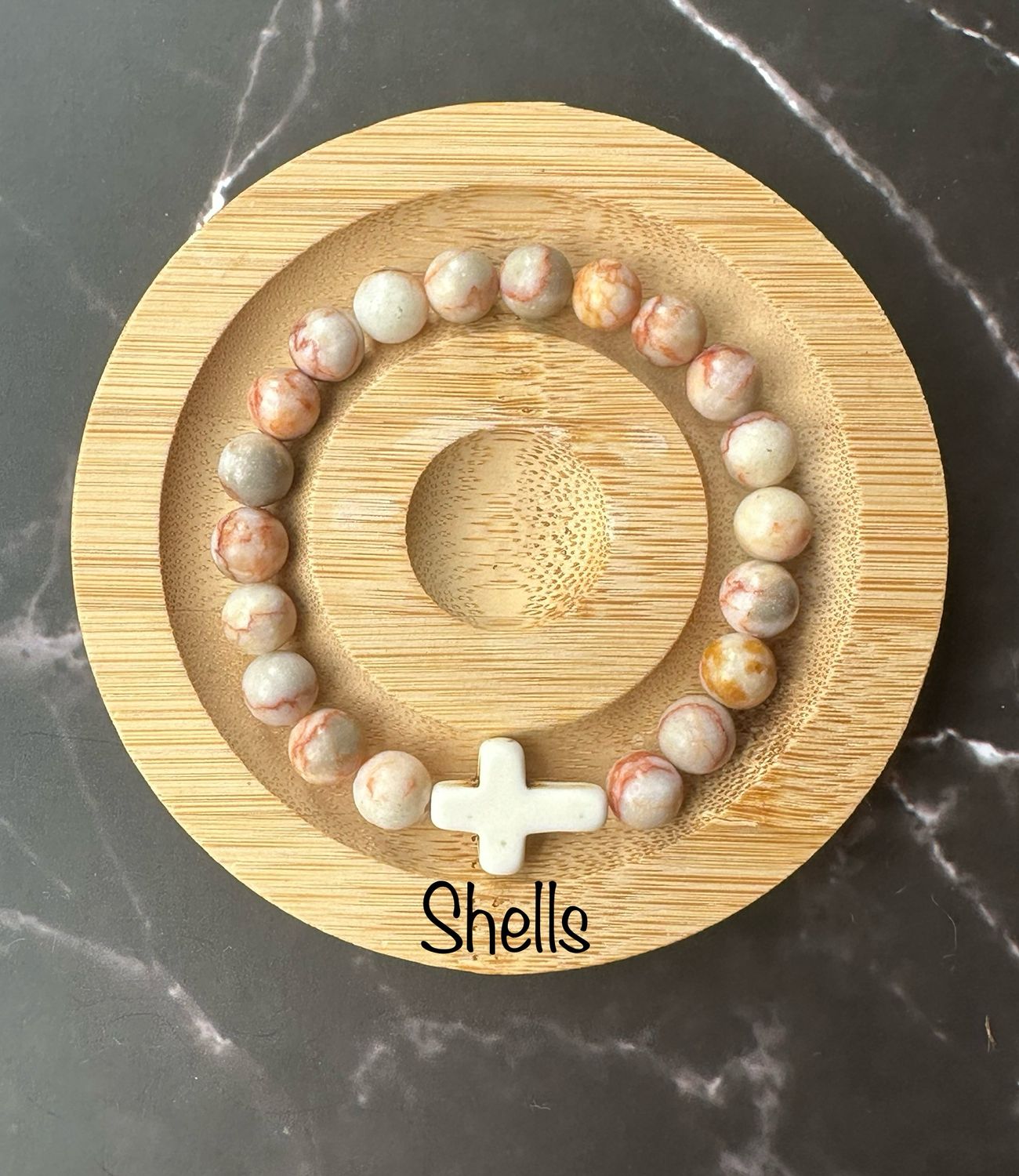 Shells Cross bracelet
