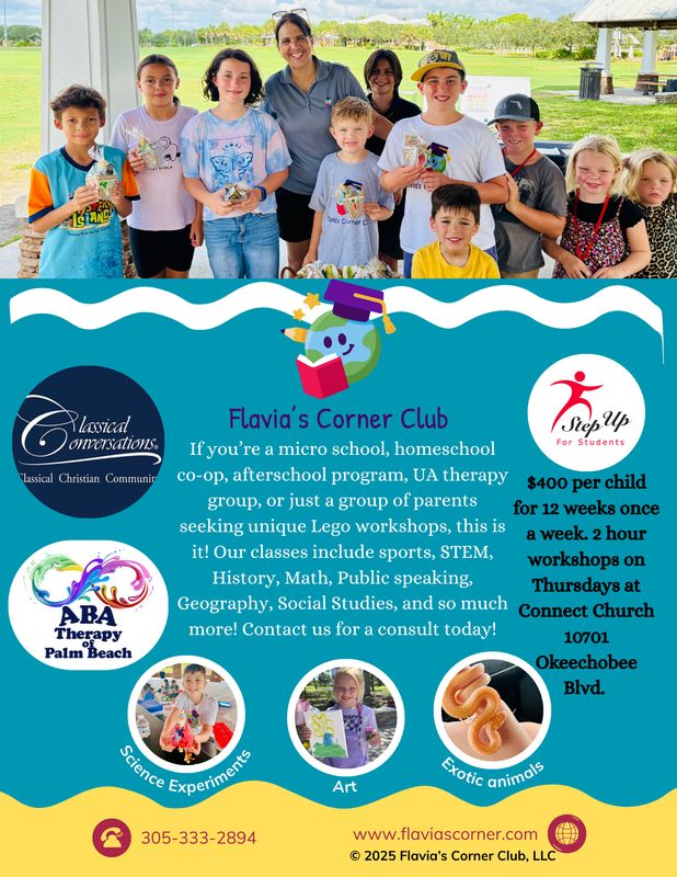 Flavia’s Corner Club @ Classical Conversations Royal Palm