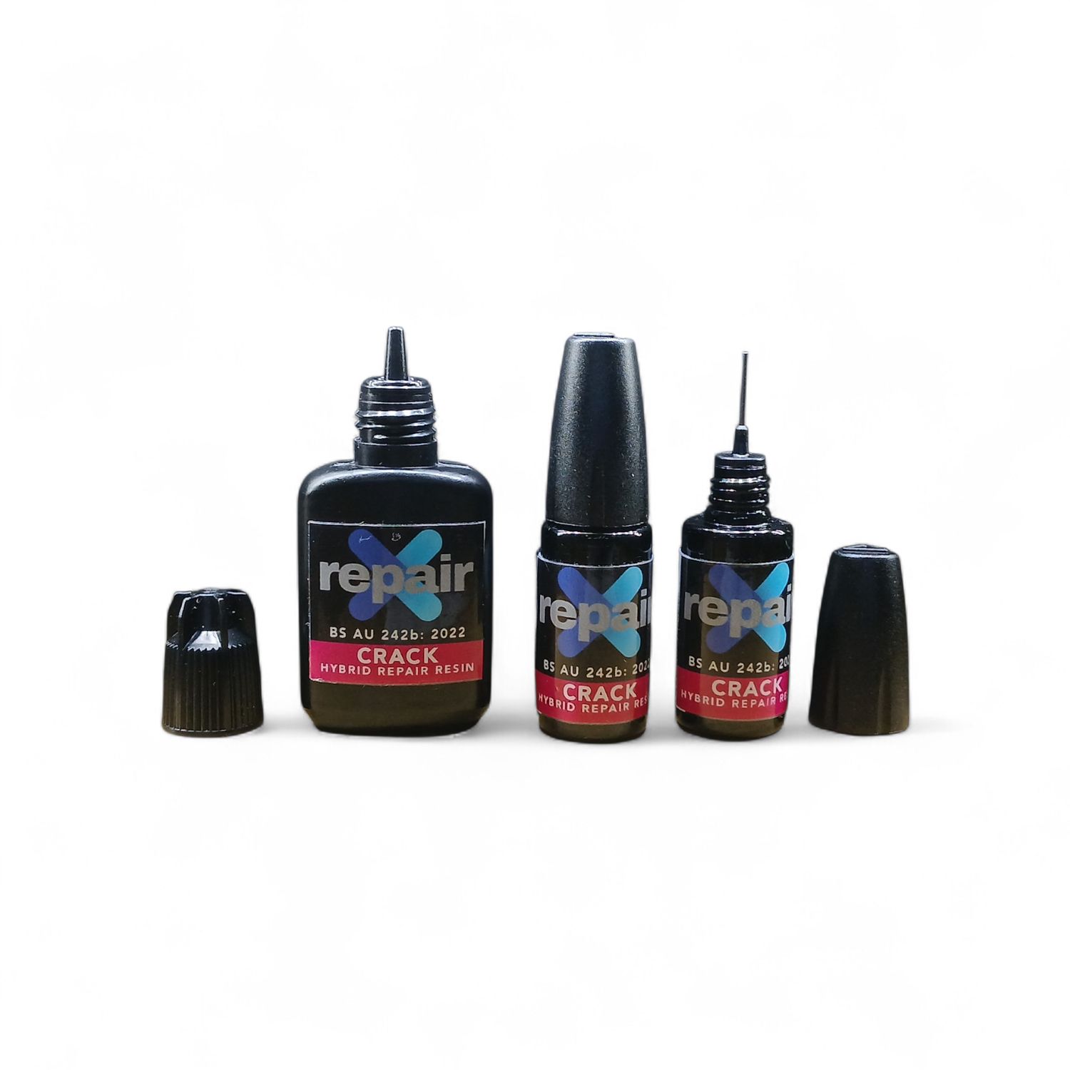 BS AU 242b:2022 REPAIRX -Hybrid Crack Windscreen Repair Resin-NEW LOOK!