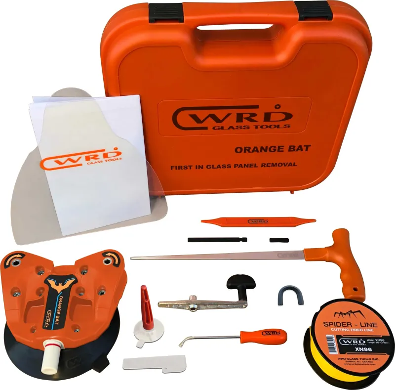 WRD Orange Bat Kit 300K OB 300K Auto Glass Removal Tools-FREE Fibre Case WRD Orange Bat Kit 300K OB 300K Auto Glass Removal Tools-FREE Fibre Case