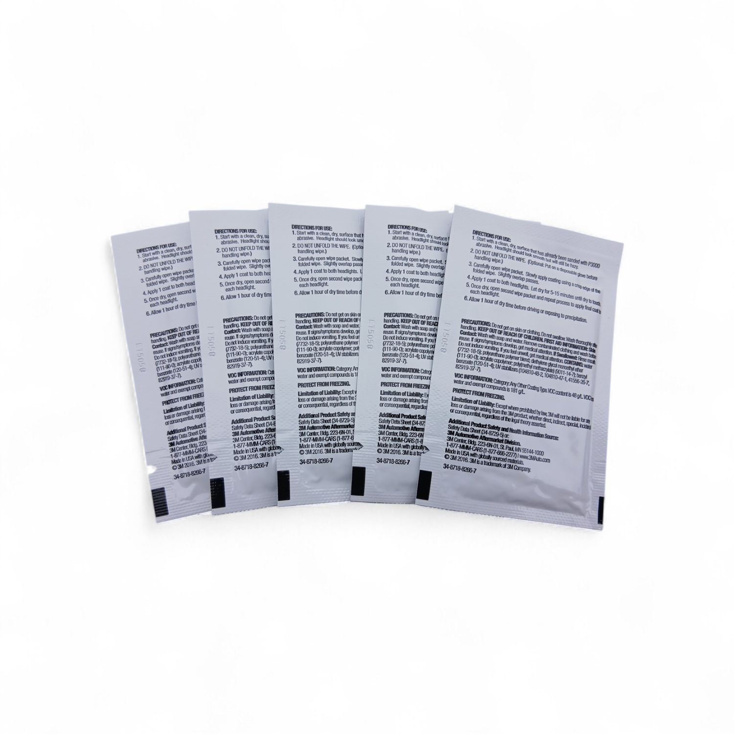 Headlight UV Coat Sachets (10 minute dry) (x5)