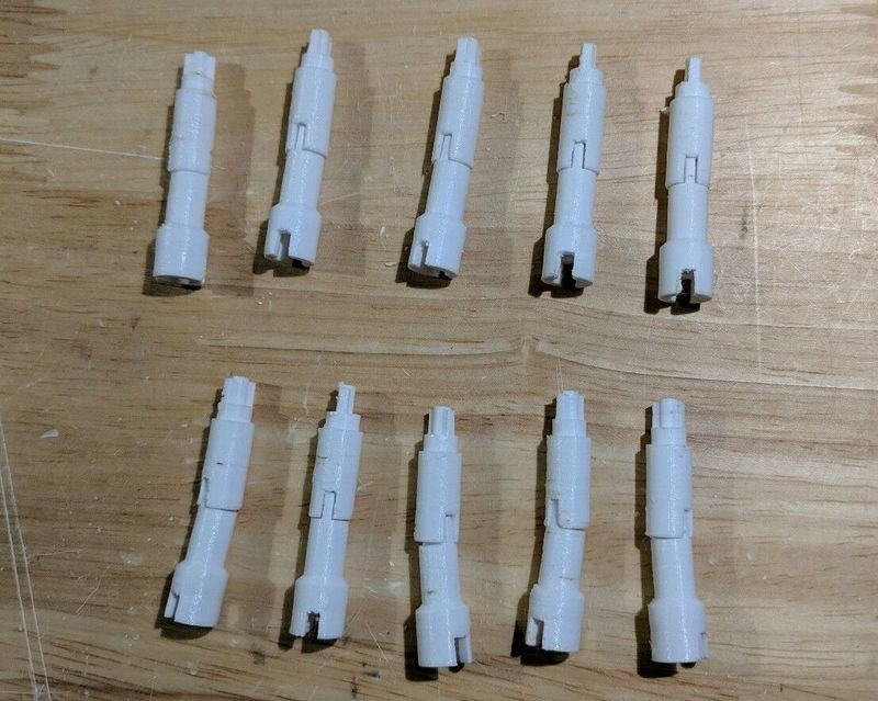 Epson DS-510/520/560 separation roller shafts - Set of ten