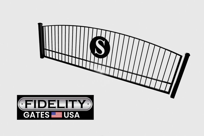 Western style gate w/medallion - Starting at