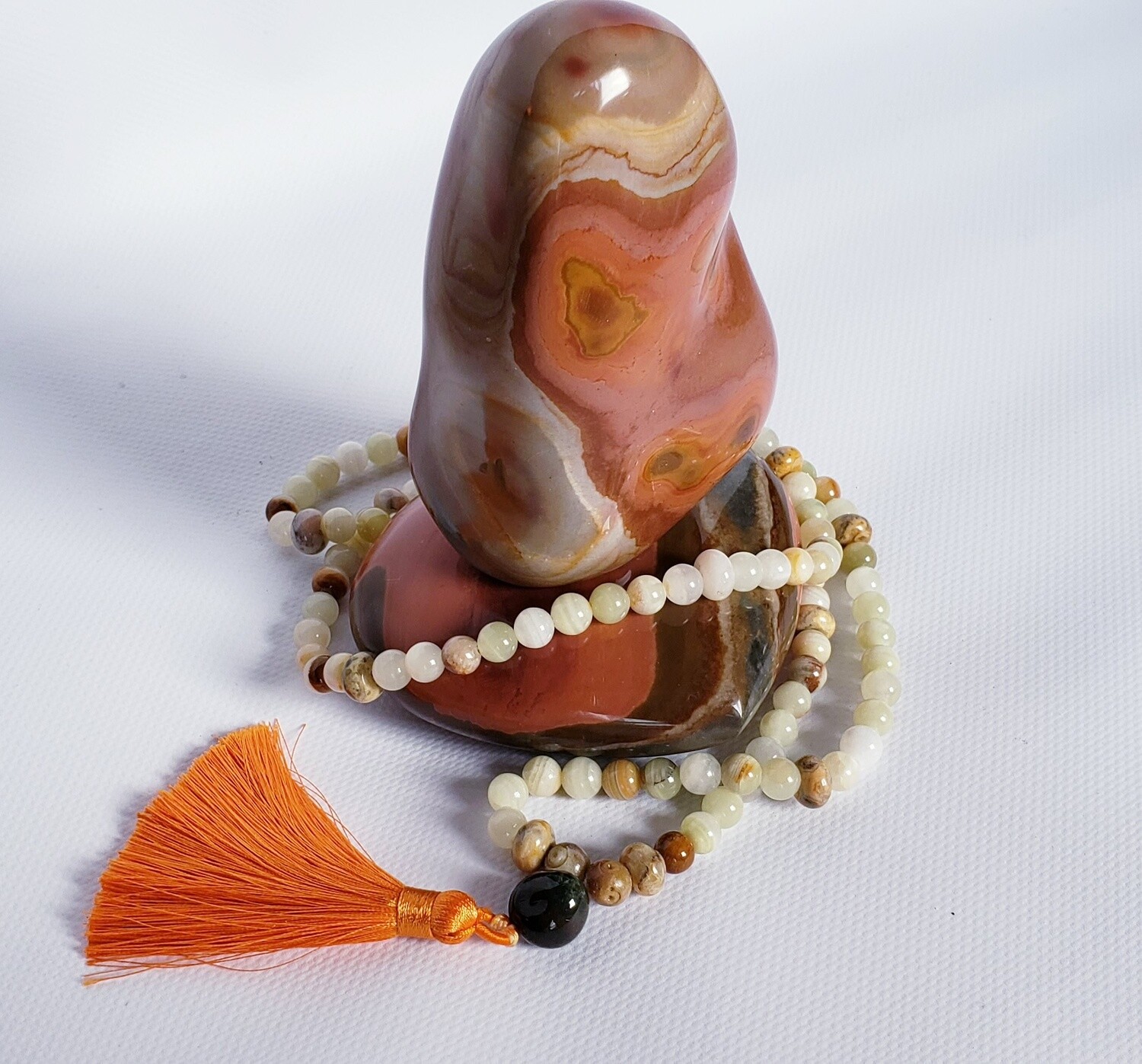 Yellow Onyx Mala Yellow Onyx Mala