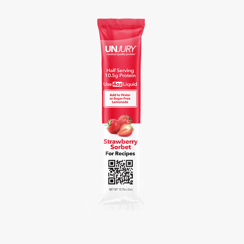 Unjury Stick Packs Strawberry Sorbet