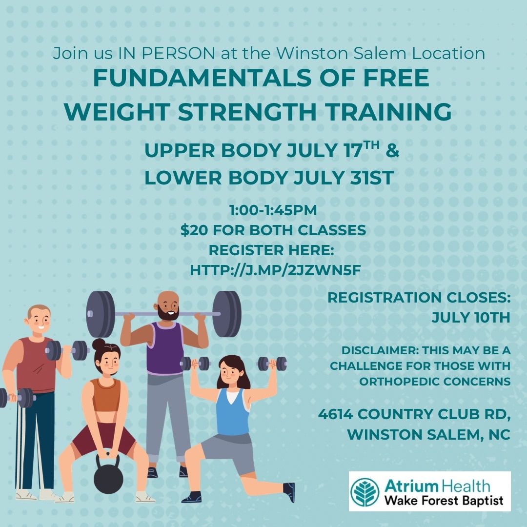 Fundamentals of Strength Training - In Person