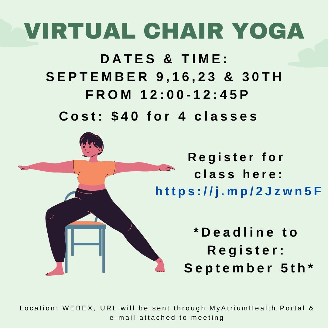 Virtual Chair Yoga Class