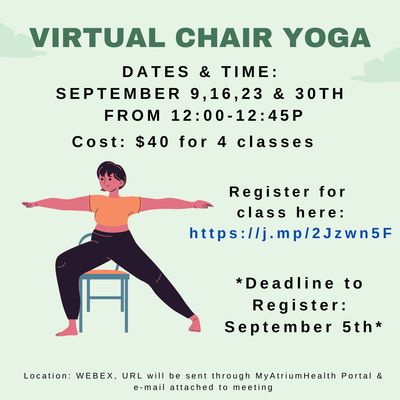 Virtual Chair Yoga Class