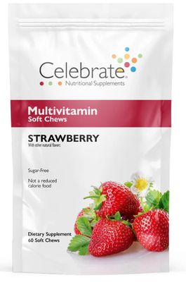 Celebrate Strawberry Soft Chew Multivitamin