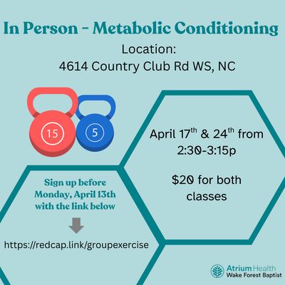 In-Person: Metabolic Conditioning