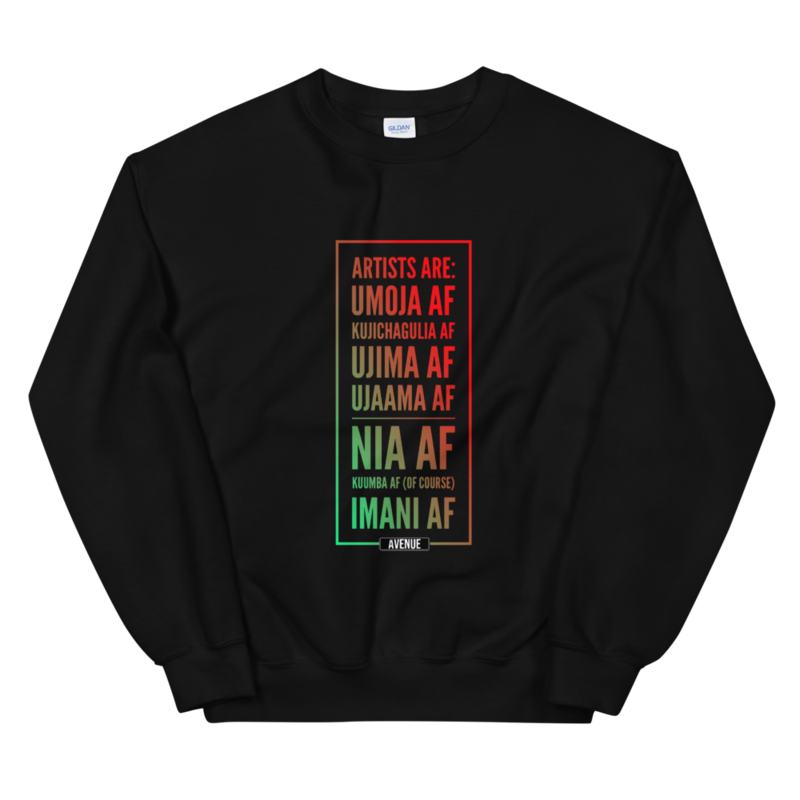 Kwanzaa AF Unisex Sweatshirt