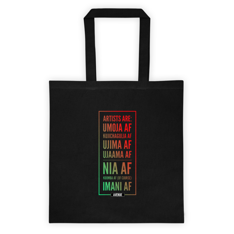 Kwanzaa AF Tote bag