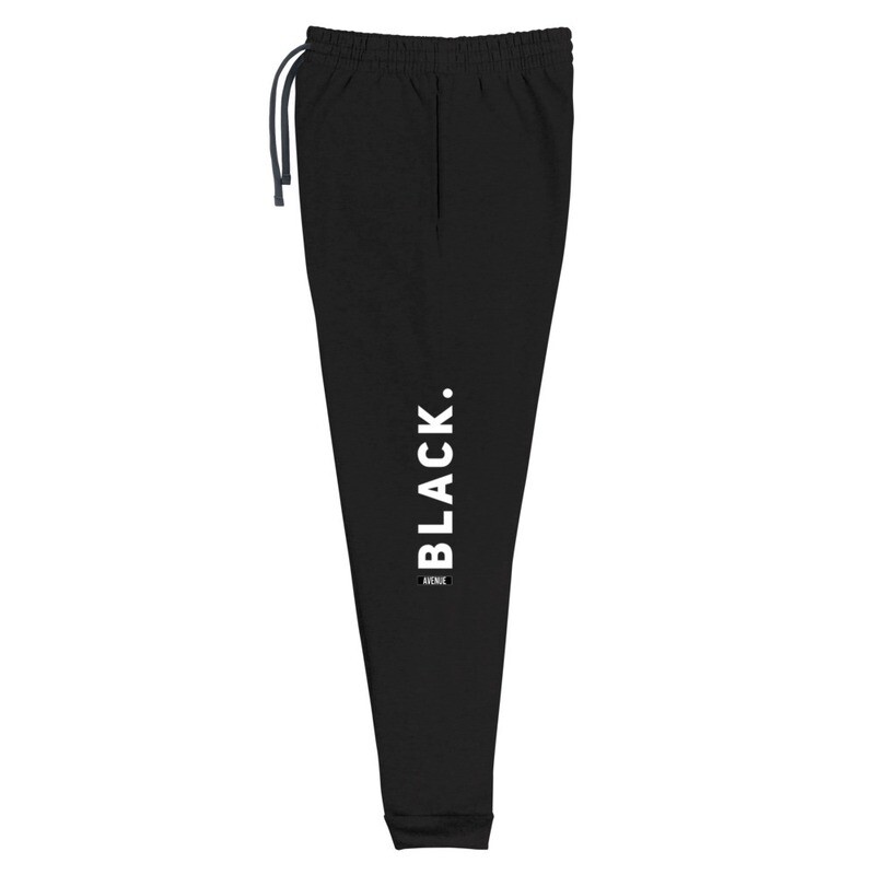 BLACK period. Unisex Joggers