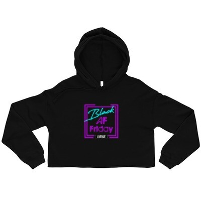 BLACK AF Cropped Hoodie